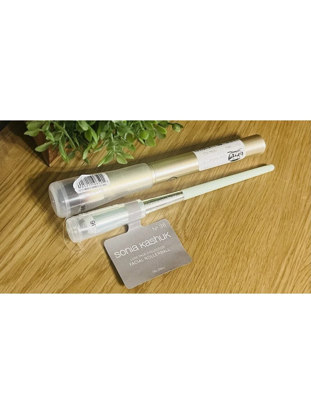 Sonia Kashuk Brush Roller makeup foundation spa massage facial new sealed